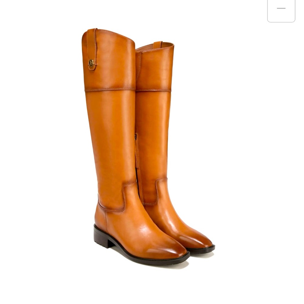 FLASH SALE!!!⚡️BRAND NEW Sam Edelman Leather Boots Size 8 New Whiskey